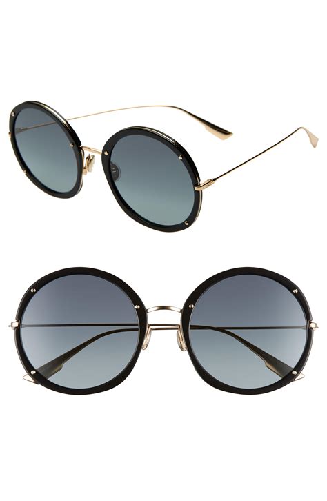 dior 56mm direction round sunglasses|christian Dior reflected sunglasses.